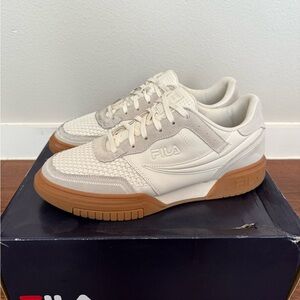 Fila Beige and Brown Casual Sneakers